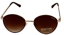 Load image into Gallery viewer, Kenneth Cole Reaction Mens Gold Round Metal.Sunglass KC1375 32F
