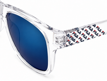 Load image into Gallery viewer, Fila Big Kids Crtstal Soft Square Plastic Sunglass SF1291. 47mm
