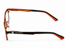 Load image into Gallery viewer, New Balance Kids Ophthalmic Eyeglass Black Orange Square, NB111. 2.  46mm
