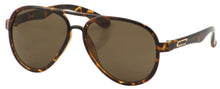 Load image into Gallery viewer, Perry Ellis Mens Sunglass Demi Plastic Aviator, Light Brown Lens PE59 1
