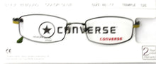 Load image into Gallery viewer, Converse Big Kids Ophthalmic Soft Rectangle Frame Olive Metal Rebound 46mm
