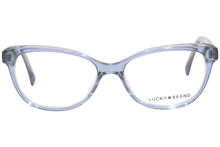 Load image into Gallery viewer, Lucky Brand Big Kids Eyeglass Rectangle Blue Green Plastic VLBD725 49mm
