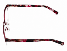 Load image into Gallery viewer, Jones New York Womens Rimless Oval Burgundy Metal Eyewear Frame. J145 48mm
