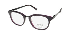 Load image into Gallery viewer, Jones New York Purple Mens Plastic Soft Square Eyewear , J234. 47mm
