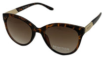 Load image into Gallery viewer, Kenneth Cole Reaction Womens Plastic Cat Eye Tortoise Gold Sunglass KC1397. 52F
