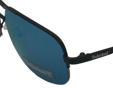 Load image into Gallery viewer, Timberland Matte Matte Black Mens Rimless Rectangle Aviator Metal Sunglass TB7173. 2X
