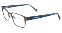 Load image into Gallery viewer, Lucky Mens Ophthalmic Soft Rectangle Metal Frame. D301 Gunmetal . 53mm
