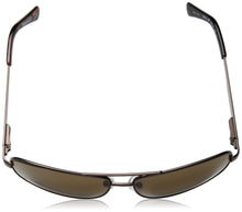Load image into Gallery viewer, Timberland Mens Sunglass Brown Metal Aviator Solid Brown Lens TB7119 48E
