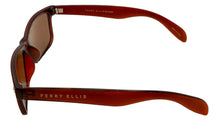 Load image into Gallery viewer, Perry Ellis Sunglass Mens Navy Brown Plastic Rectangle Brown  Lens PE27. 2
