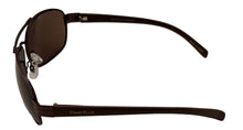 Load image into Gallery viewer, Perry Ellis Medium Brown Men Sunglass Metal Aviator , Brown Lens PE21 5
