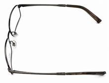 Load image into Gallery viewer, John Varvatos Mens Ophthalmic Eyeglass Rectangle Antique Pewter Metal V130. 54mm
