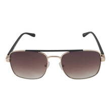 Load image into Gallery viewer, Kenneth Cole Reaction Metal Mens Square Shiny Gold Sunglass KC1355 32F
