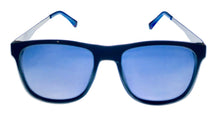 Load image into Gallery viewer, Fila Mens Black Blue Soft Square Sunglass SF9287. 0Z42
