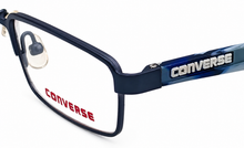 Load image into Gallery viewer, Converse Big Kids  Blue Gun Ophthalmic Soft Rectangle Metal Frame K012  47mm
