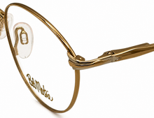 Load image into Gallery viewer, Bob Mackie Mens Gold Silver Tear Drop Metal Eyewear Frame. BM 800 52mm

