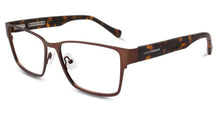Load image into Gallery viewer, Lucky Brand Men's Eyeglass Brown Rectangle Metal D302. 54mm
