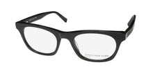 Load image into Gallery viewer, Jones New York Mens Plastic Soft Rectangle Eyewear Frame, J229 Black 48mm
