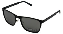 Load image into Gallery viewer, Timberland Sunglass Mens Matte Black Rectangle Metal, Flash Lens TB7176. 2C
