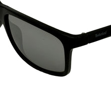 Load image into Gallery viewer, Timberland Mens Shiny Black Plastic Rectangle Wrap Sunglass TB7255. 1C
