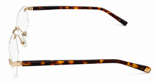Load image into Gallery viewer, Jones New York Mens Gold Rimless Rectangle Eyewear Frame, J364 57mm
