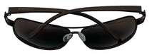 Load image into Gallery viewer, Perry Ellis Medium Brown Men Sunglass Metal Aviator , Brown Lens PE21 5
