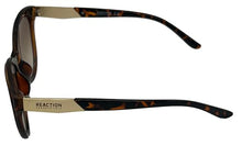 Load image into Gallery viewer, Kenneth Cole Reaction Womens Plastic Cat Eye Tortoise Gold Sunglass KC1397. 52F
