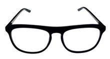 Load image into Gallery viewer, Perry Ellis Black Mens Plastic Square Eyewear Frame 393 Black 53mm
