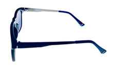 Load image into Gallery viewer, Fila Mens Black Blue Soft Square Sunglass SF9287. 0Z42
