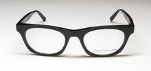Load image into Gallery viewer, Jones New York Mens Plastic Soft Rectangle Eyewear Frame, J229 Black 48mm

