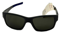 Load image into Gallery viewer, Perry Ellis Sunglass Mens Grey Plastic Sport Rectangle Wrap, Smoke Lens PE105 2
