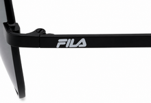 Load image into Gallery viewer, Fila Mens Black  Metal Aviator Sunglass,  Gold Mirror Lens SF1274. 0U28
