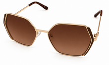 Load image into Gallery viewer, Guess Sunglass Womens Gold Oversized Square Gradient Lens GO00005. 32F
