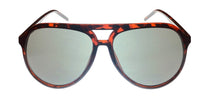 Load image into Gallery viewer, Kenneth Cole Reaction Mens Dark Havana Plastic Aviator Sunglass KC1383 52B
