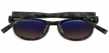 Load image into Gallery viewer, John Varvatos Mens Round Plastic Smoke Tortoise Polarized Sunglass V532
