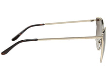 Load image into Gallery viewer, Guess Sunglass Women's Gold Metal Cat eye, brown Gradient Lens GF0353. 32F
