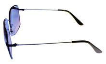 Load image into Gallery viewer, Kenneth Cole Reaction Shiny Black Womens Square Metal Sunglass KC1393 1Z
