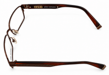 Load image into Gallery viewer, John Varvatos Eyeglasses Rectangle Men Brown Eyewear Frame V133. 55mm
