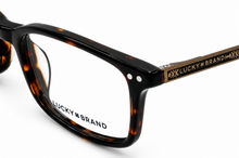 Load image into Gallery viewer, Lucky Brand Big Kids Ophthalmic Eyeglass Rectangle Tortoise Plastic D800 46mm
