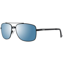 Load image into Gallery viewer, Timberland Men Shiny Black Sunglass Rectangle Metal Flash Lens TB7175. 1X
