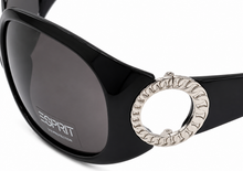 Load image into Gallery viewer, Esprit Women's Sunglasses Plastic Large Rectangle Wrap Black ET19291 538
