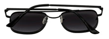 Load image into Gallery viewer, Kenneth Cole Reaction Satin Black Mens Metal Square Front Mount, KC1399 1B
