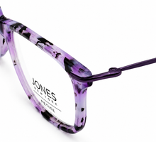 Load image into Gallery viewer, Jones New York Purple Mens Plastic Rectangle Eyewear Frame, J232 47mm
