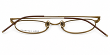 Load image into Gallery viewer, John Varvatos Eyeglasses Oval Men Gold Metal Eyewear Frame V127 48mm
