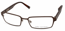 Load image into Gallery viewer, John Varvatos Eyeglasses Rectangle Men Brown Eyewear Frame V133. 55mm
