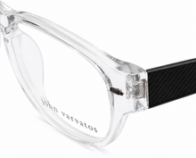 Load image into Gallery viewer, John Varvatos Eyeglasses Rectangle Mens Crystal Eyewear Frame V355 51mm
