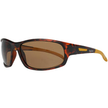 Load image into Gallery viewer, Timberland Sunglass Mens Matte Tortoise Plastic Wrap, Brown Lens TB7189. 49E

