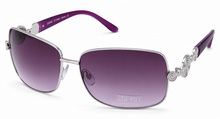 Load image into Gallery viewer, Share Esprit Sunglass Womens Silver Violet Fashion Aviator, Violet Lens 19324 517
