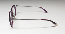 Load image into Gallery viewer, Jones New York Men's Purple Rectangle Plastic Eyewear Frame J773. 56mm
