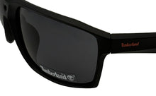 Load image into Gallery viewer, Timberland Matte Black Mens Plastic Rectangle Sunglass, Smoke Lens TB7235 2A
