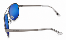 Load image into Gallery viewer, Skechers Mens Shiny Light Nickeltin Aviator Metal Sunglass. SE8058. 10X

